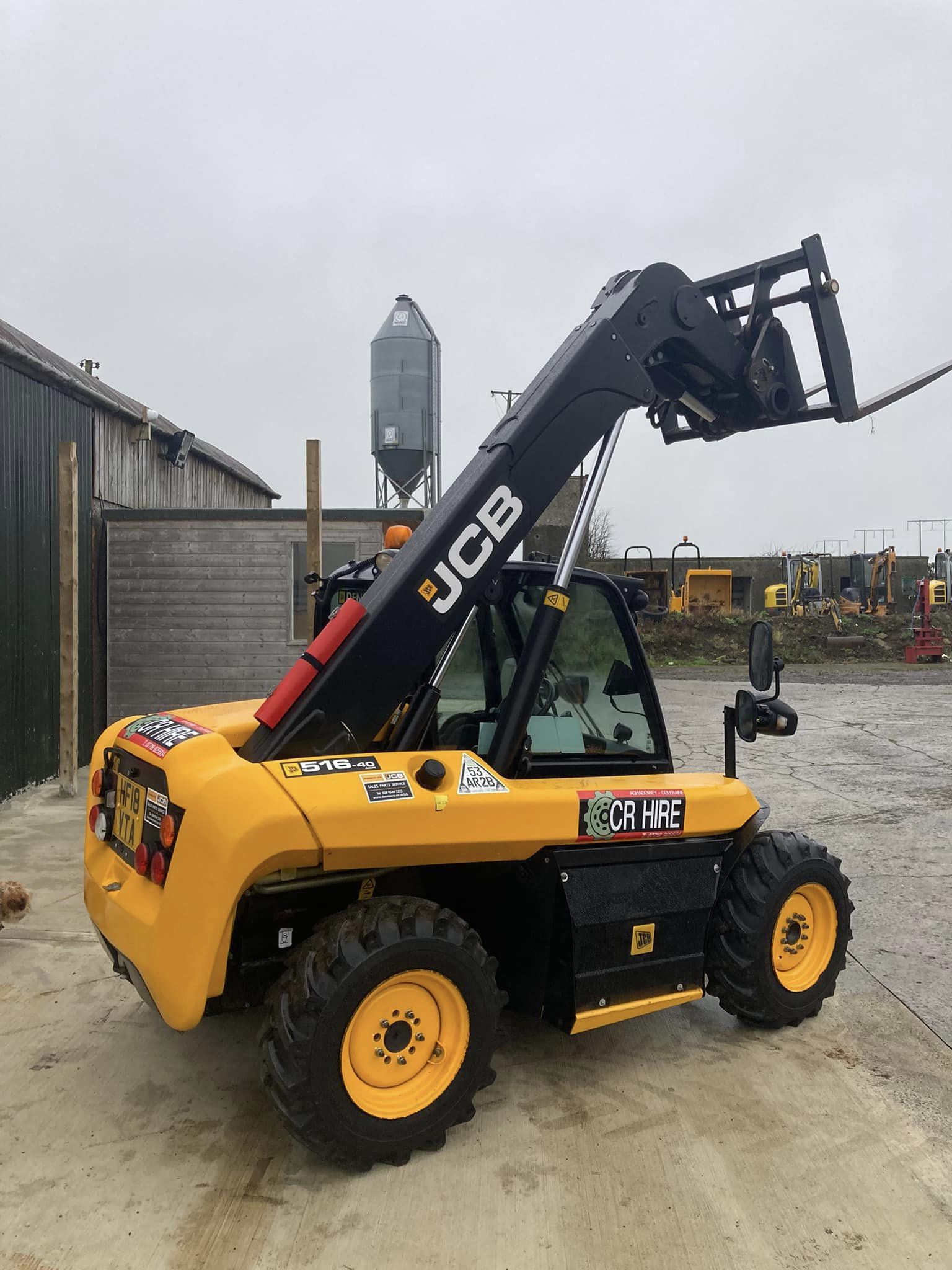 plant hire coleraine mini fork lift